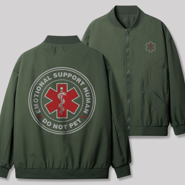 Don't Pet Geek Classic Bomber Jacket