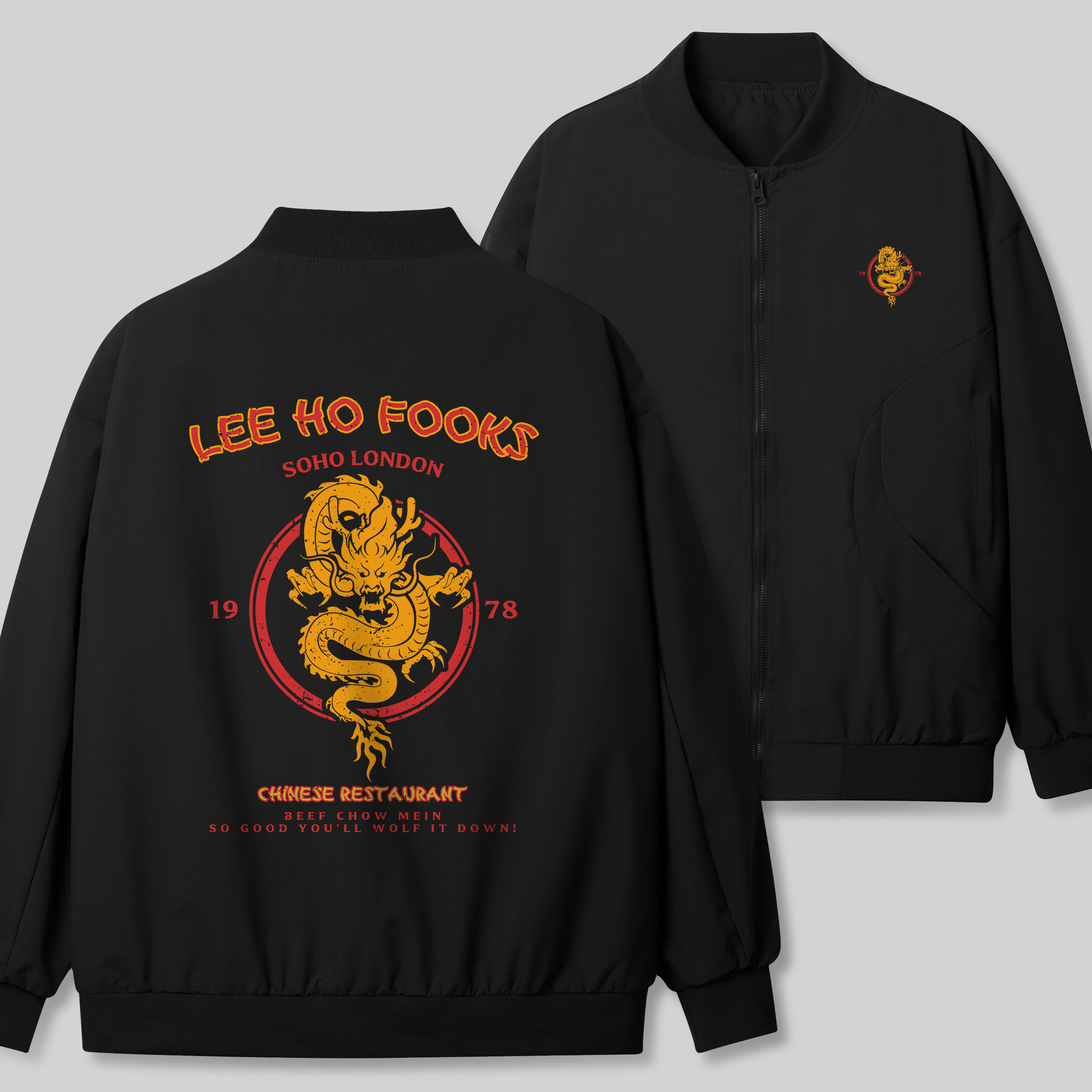 Lee Ho Fooks Geek Classic Bomber Jacket