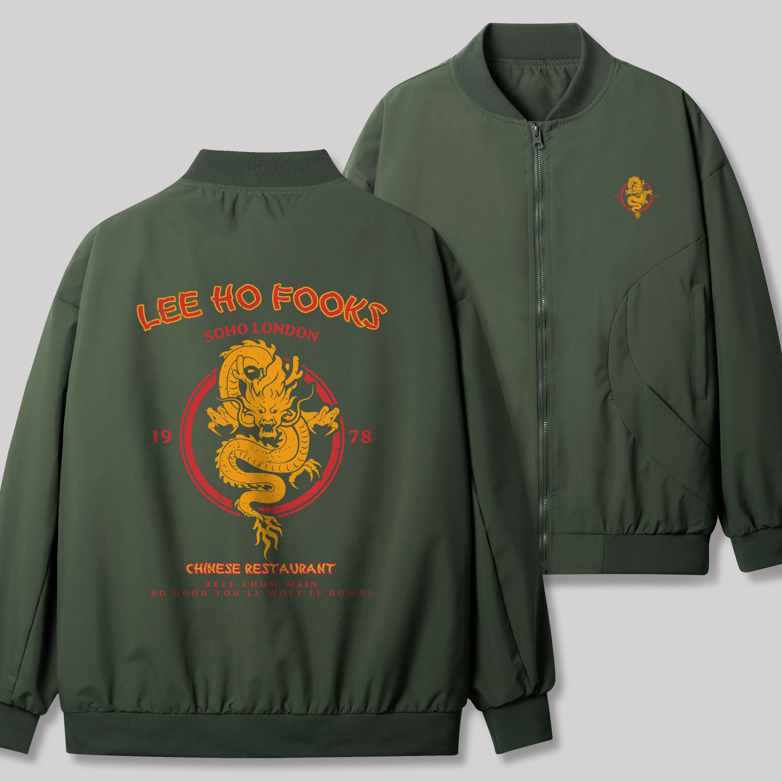 Lee Ho Fooks Geek Classic Bomber Jacket