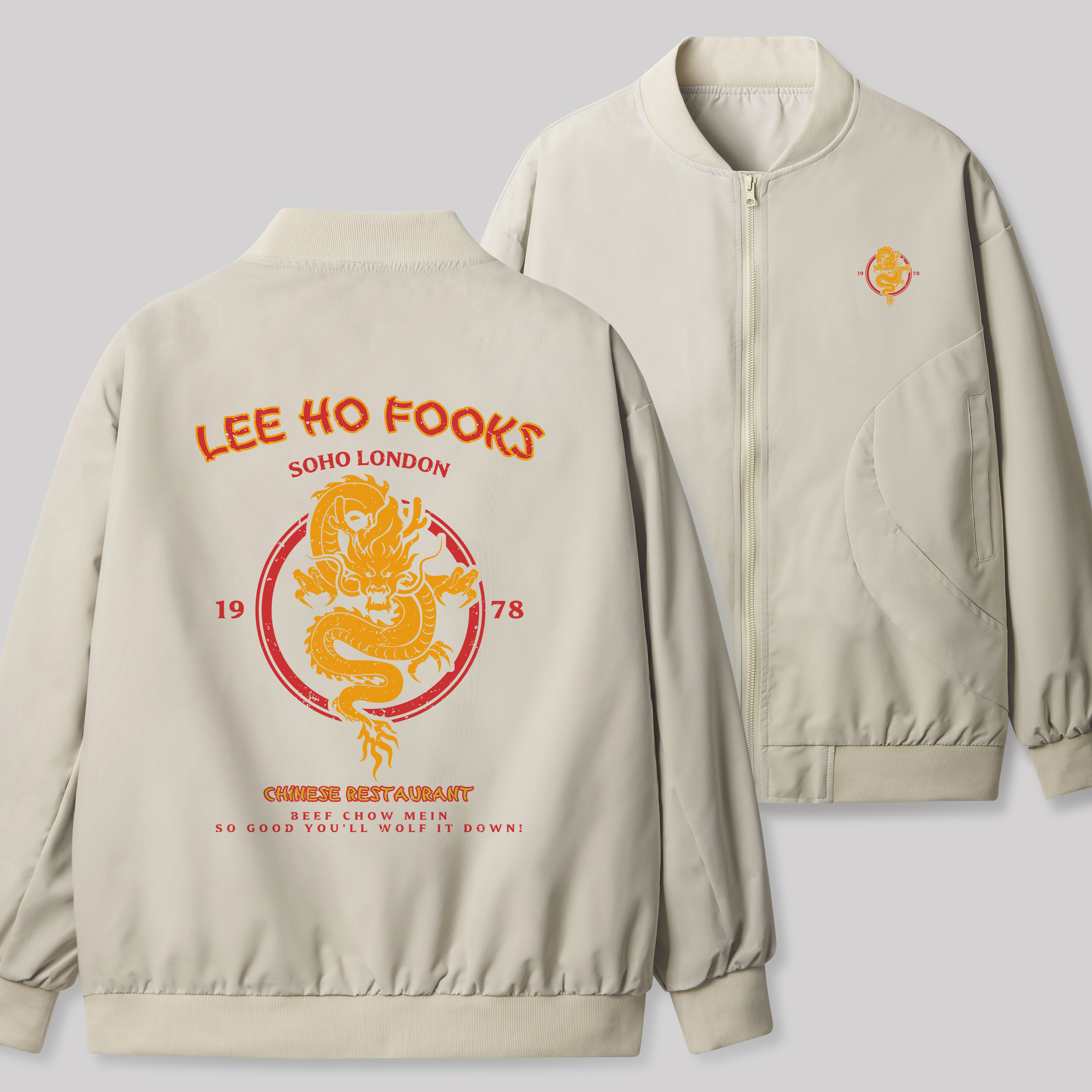 Lee Ho Fooks Geek Classic Bomber Jacket