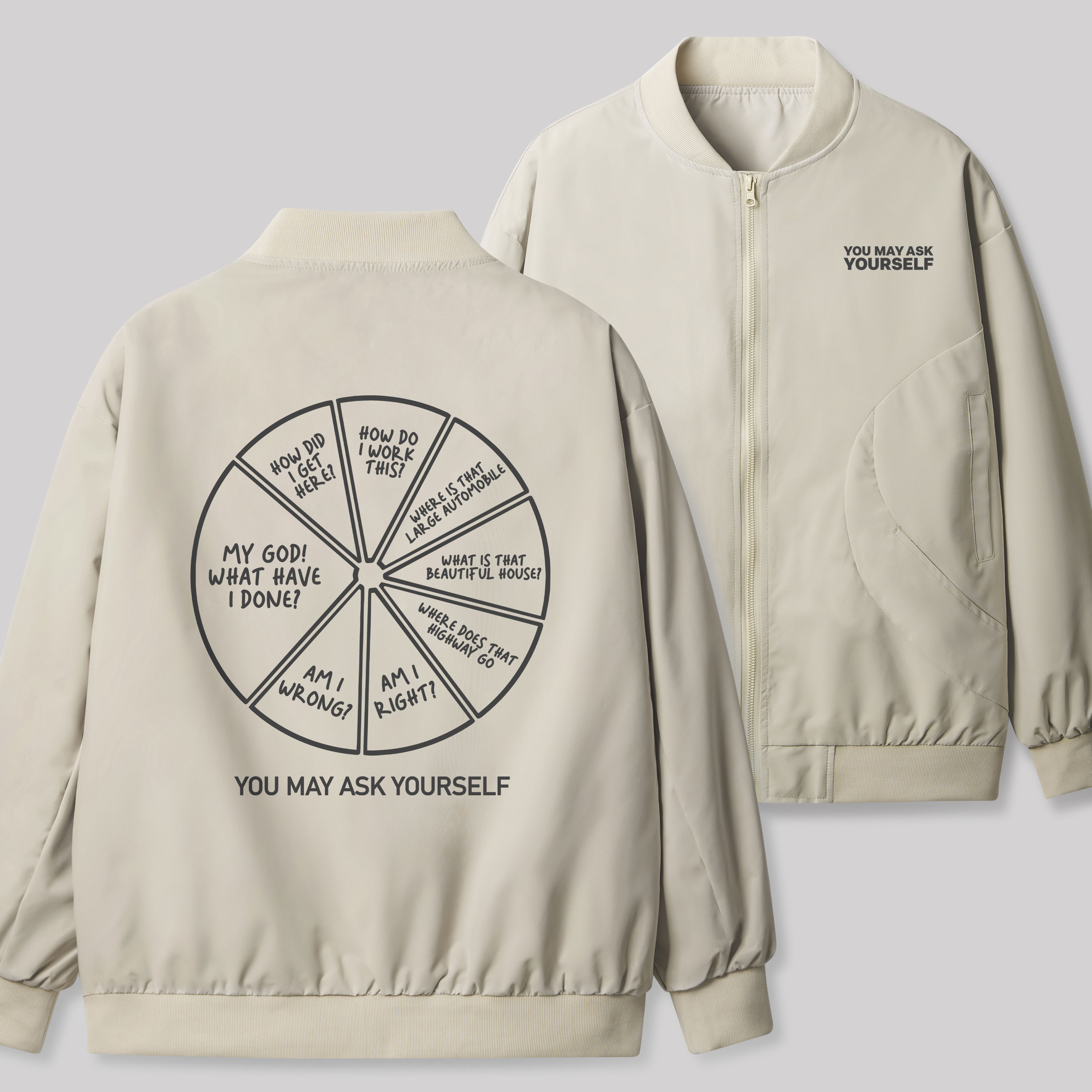 You May Ask Yourself Geek Classic Bomber Jacket