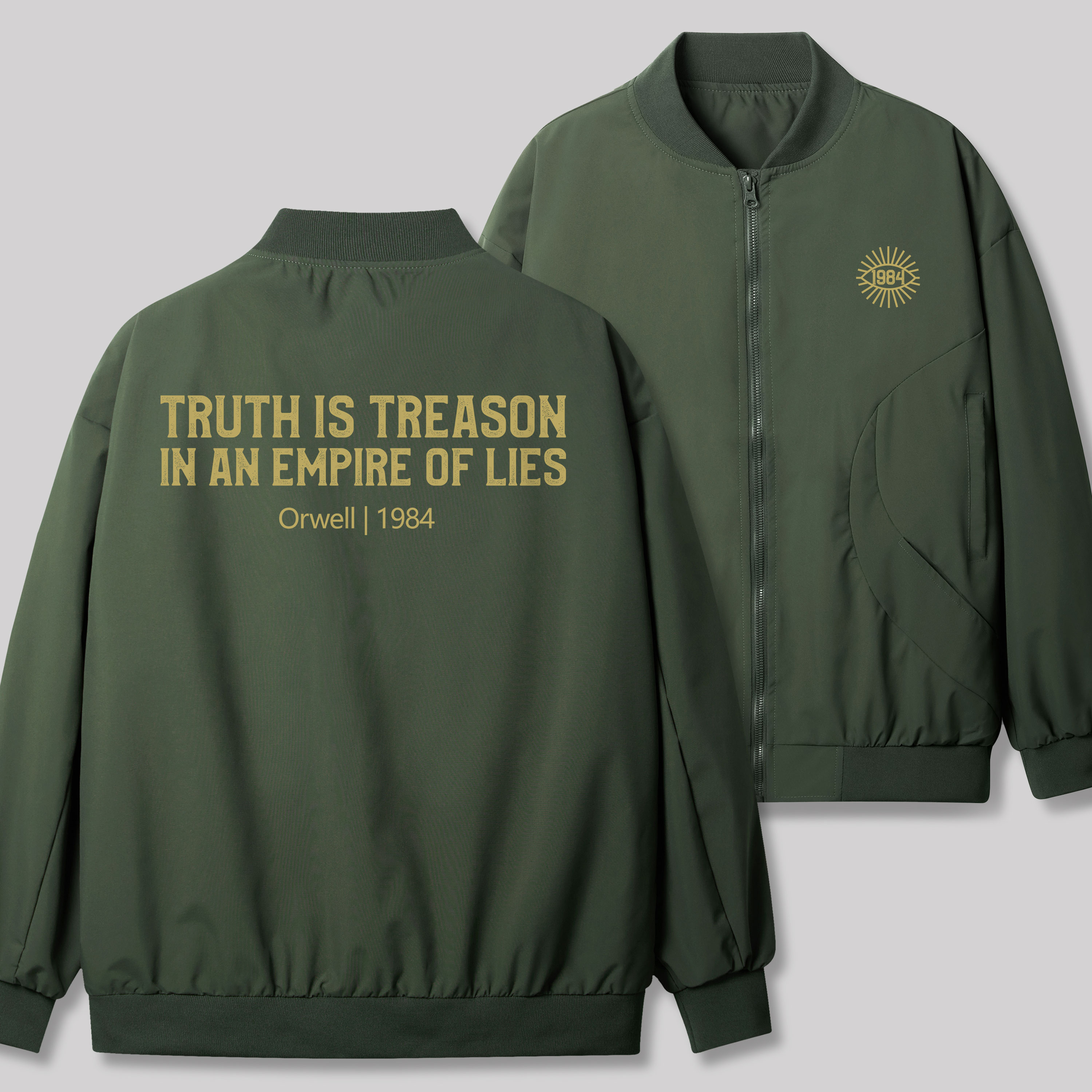 1984 Orwell Geek Classic Bomber Jacket