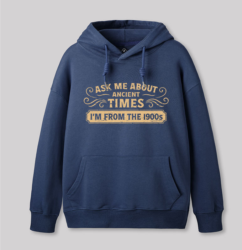 Ask Me About Ancient Times Geek Hoodie