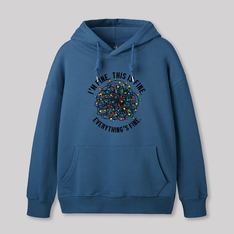 I am Fine Geek Hoodie