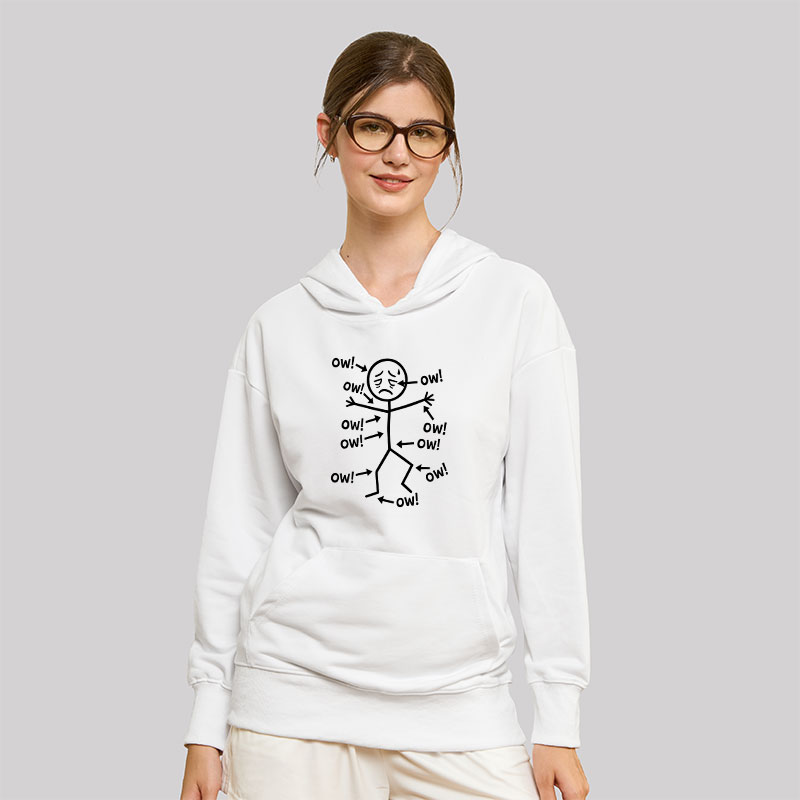 Ow Ow Ow Geek Hoodie