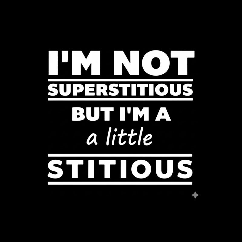 I'm a Little Stitious Geek T-Shirt