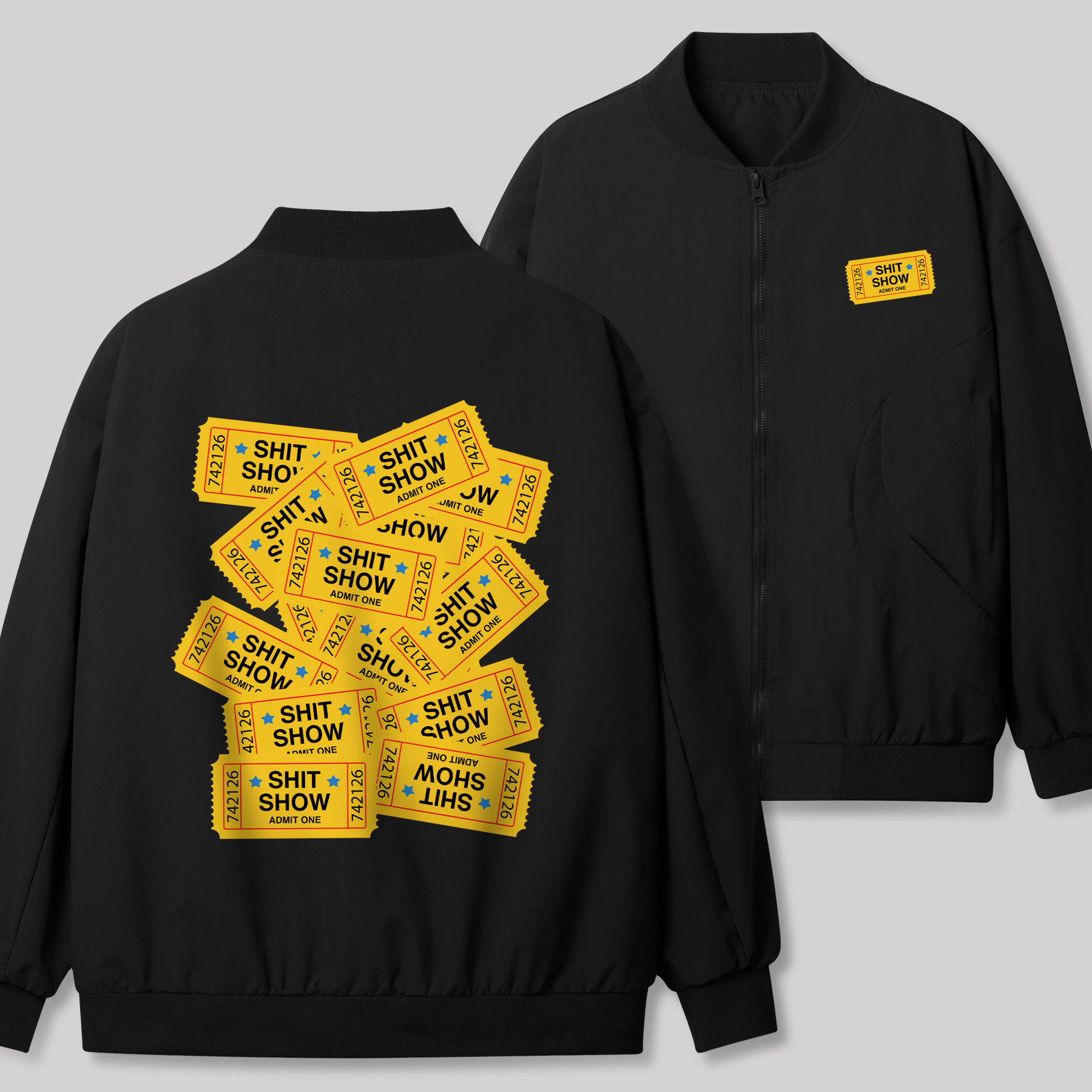 Shit Show Geek Classic Bomber Jacket