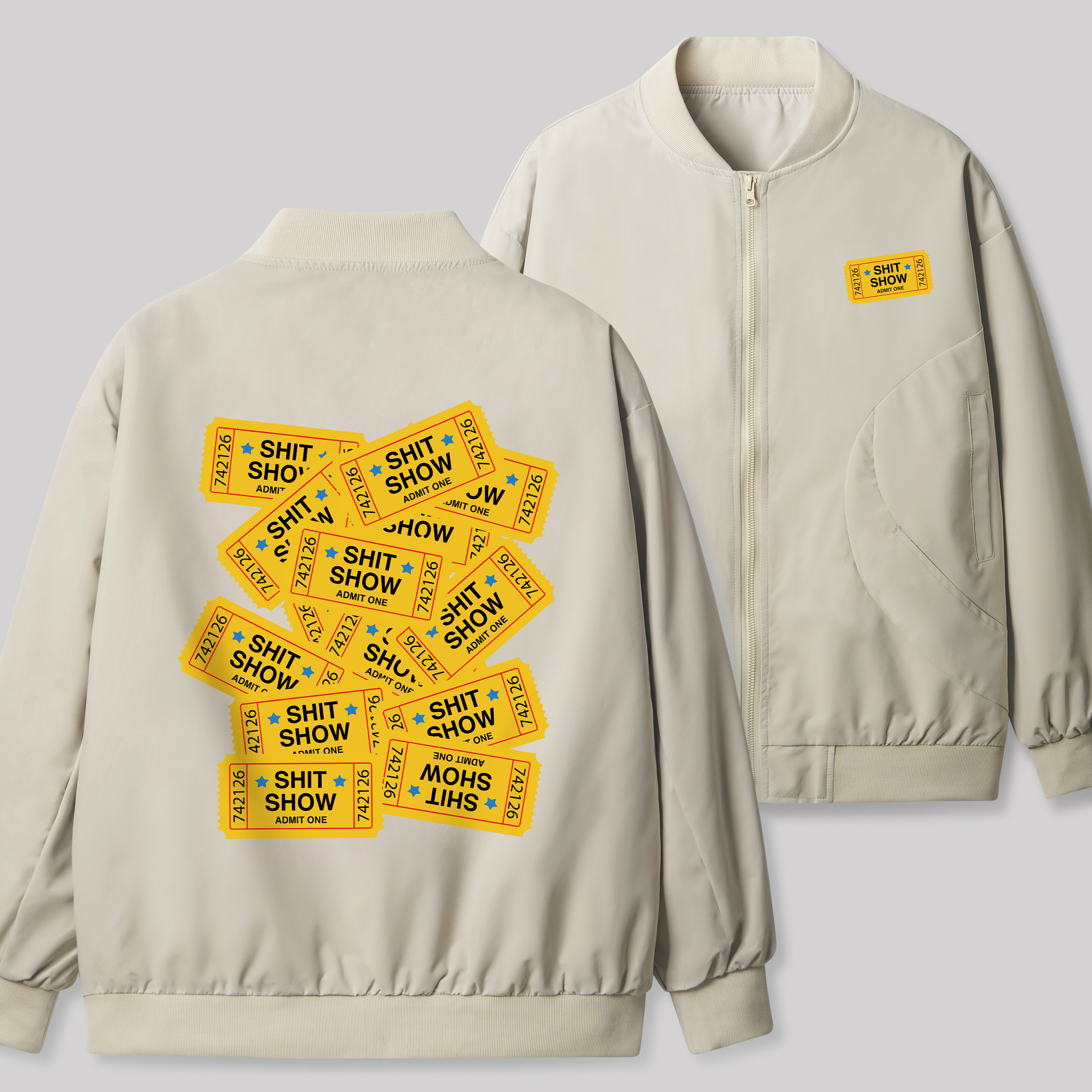 Shit Show Geek Classic Bomber Jacket