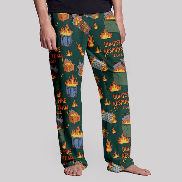 Dumpster Fire Response Team Geek Loungewear Pants