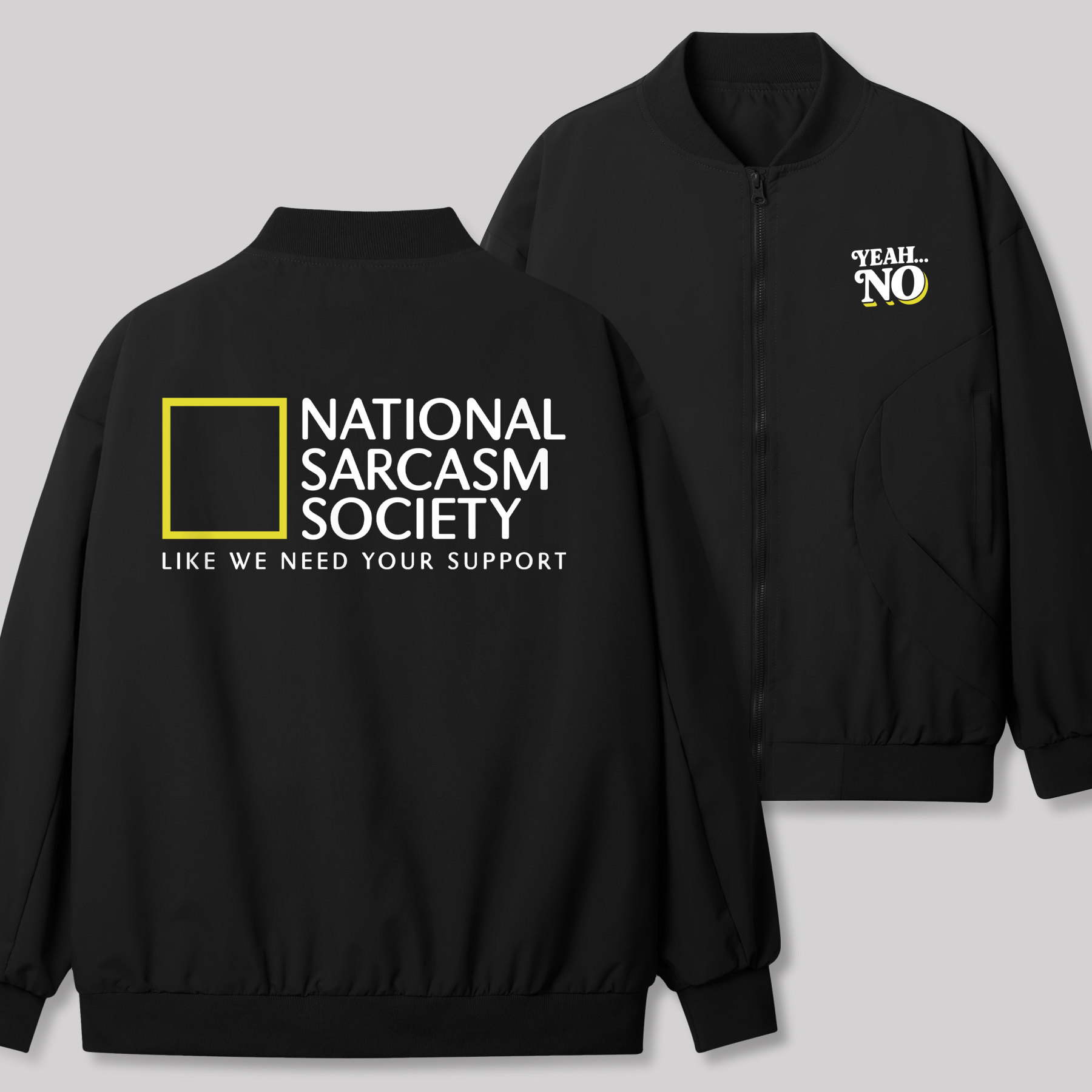 National Sarcasm Society Geek Classic Bomber Jacket