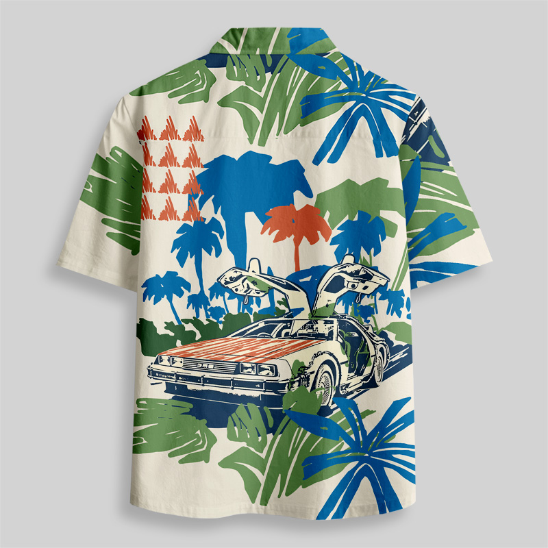 Go To The Future Button Up Pocket Shirt