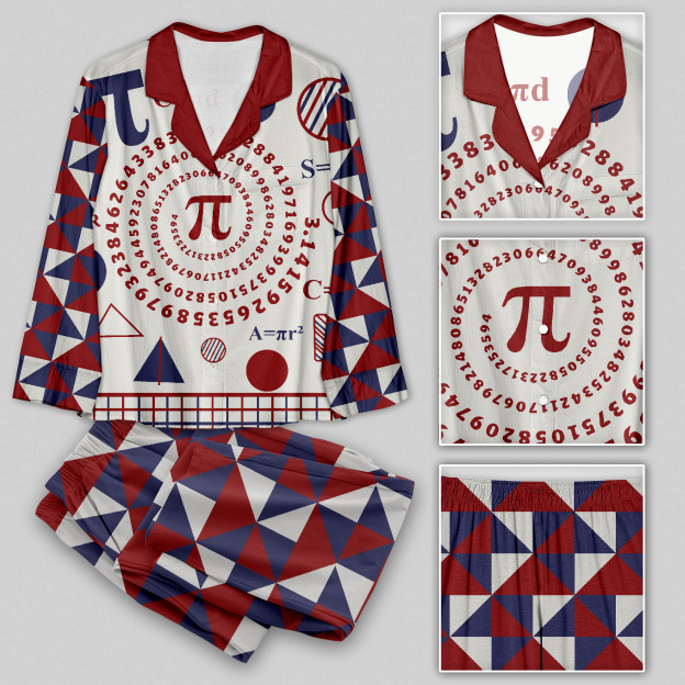 Math Pi Geek Pajama Sets