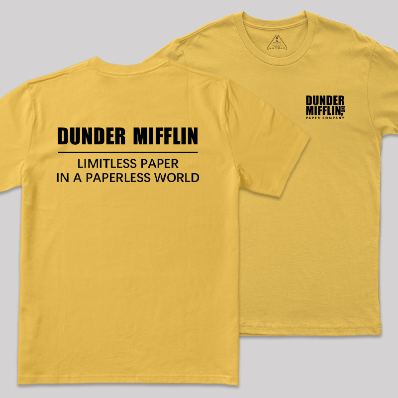 Paper Paradox Front and Back Printed Geek T-Shirt