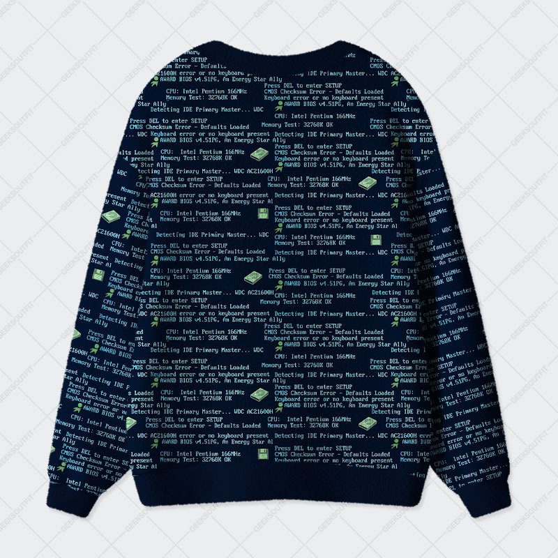 Data Stream Geek Ugly Cardigan Sweaters 