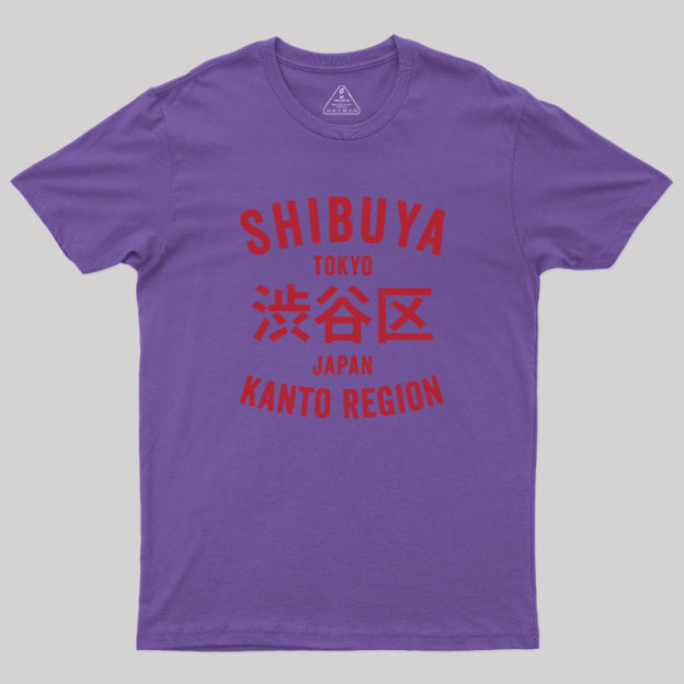 Shibuya Kanto Region Geek T-Shirt
