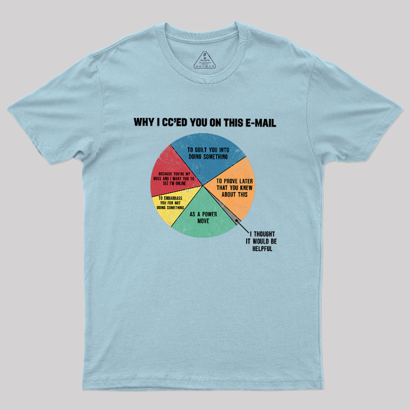 Why I CC��ed You On This E-Mail Geek T-Shirt