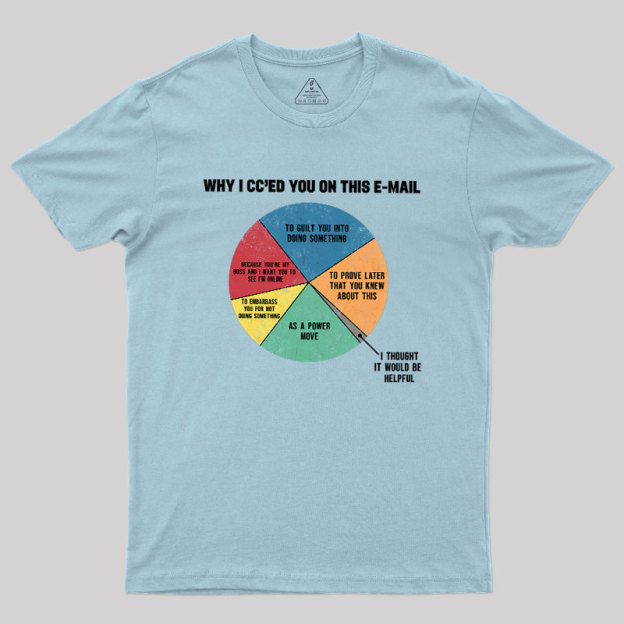 Why I CC��ed You On This E-Mail Geek T-Shirt
