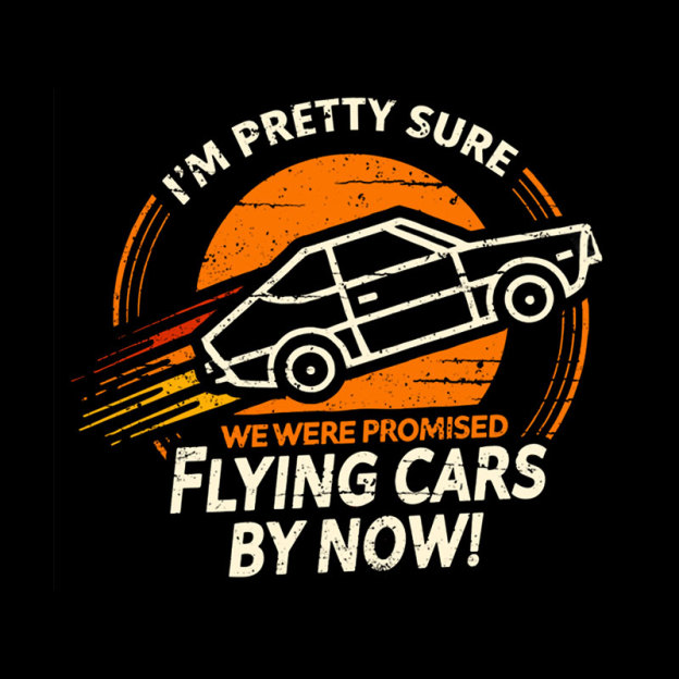 Flying Cars By Now Geek T-Shirt