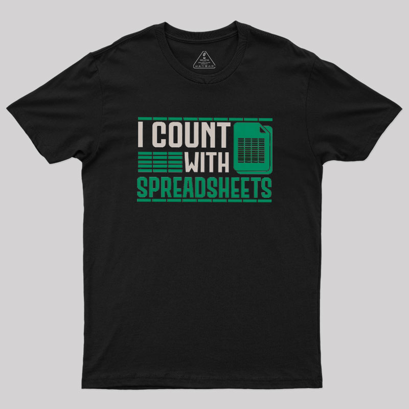 Funny Spreadsheet Accountant Geek T-Shirt