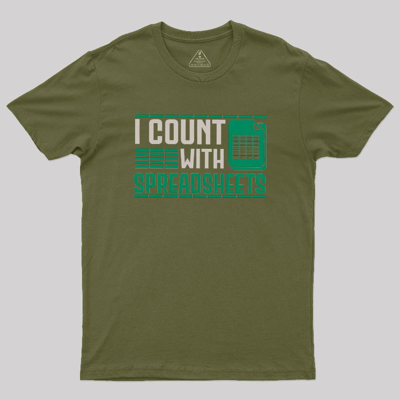Funny Spreadsheet Accountant Geek T-Shirt