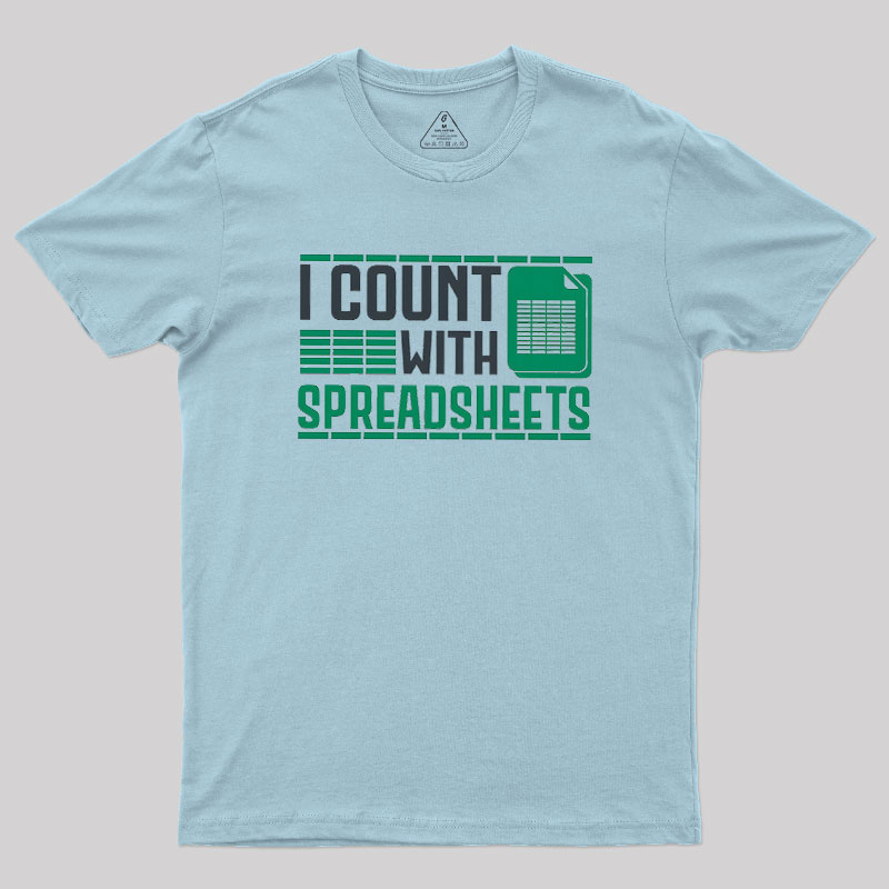 Funny Spreadsheet Accountant Geek T-Shirt