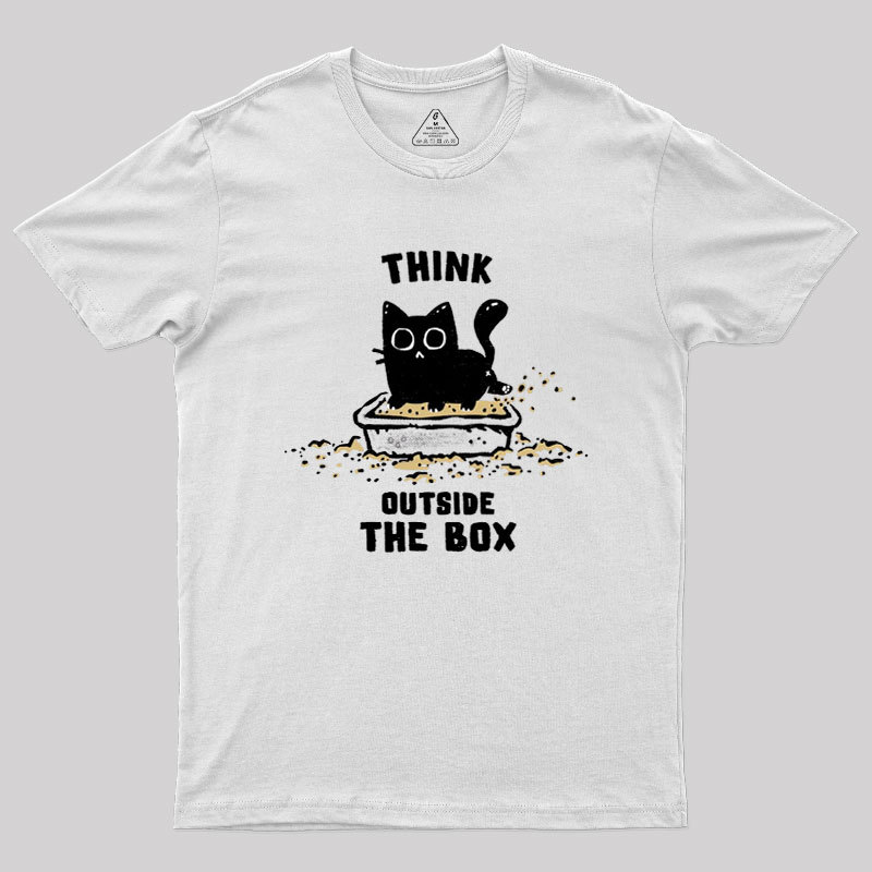 Think Outside The Cat Box Geek T-Shirt