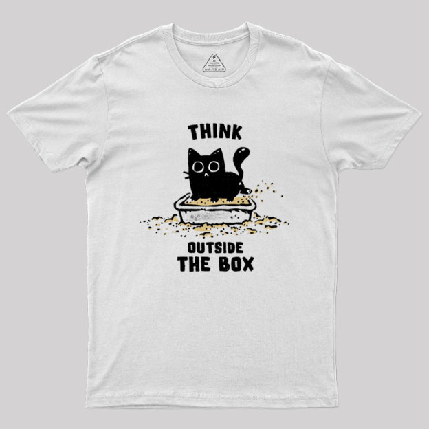 Think Outside The Cat Box Geek T-Shirt