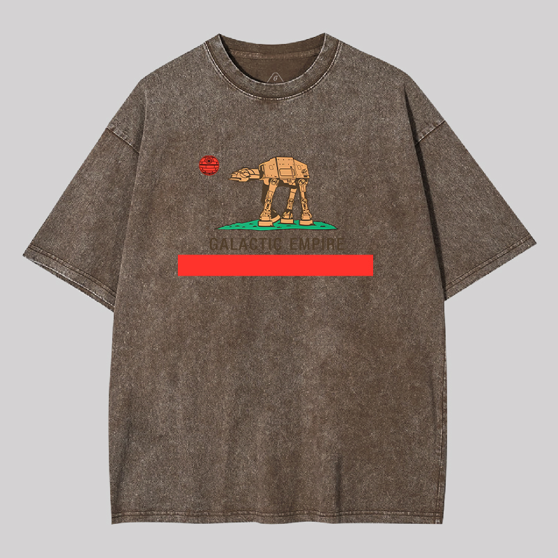 Galactic California Geek Washed T-shirt