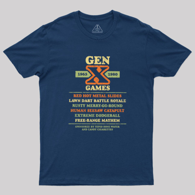 The Gen X Games Geek T-Shirt