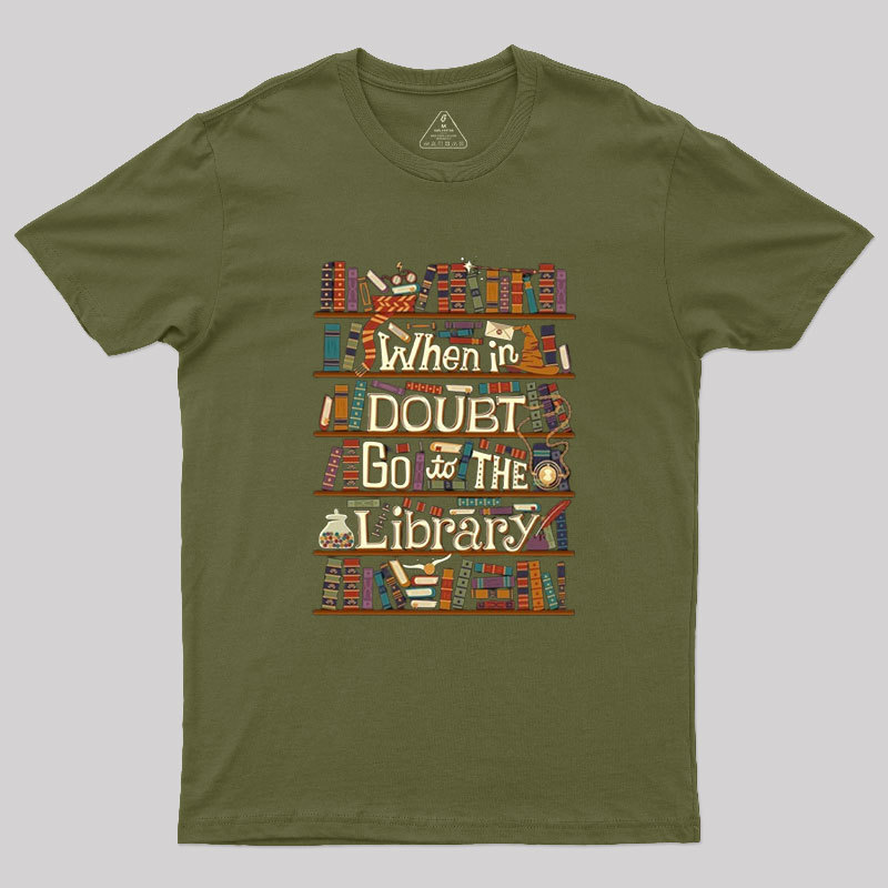 Go To The Library Geek T-Shirt