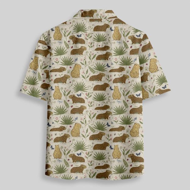 Tropical Leisure Button Up Pocket Shirt