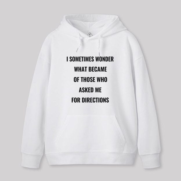 Asking For Directions Geek Hoodie