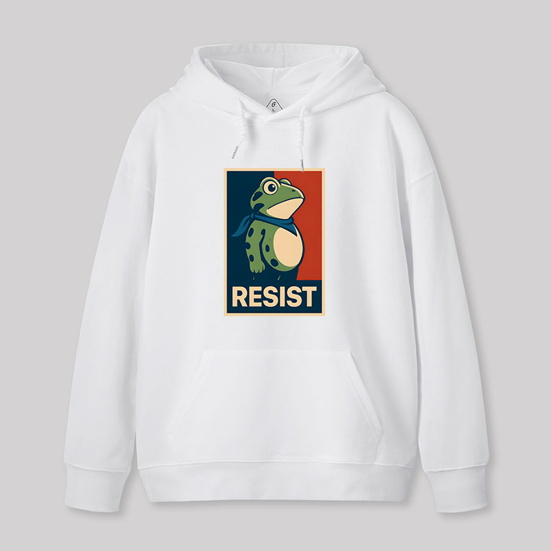Frog Protest Geek Hoodie