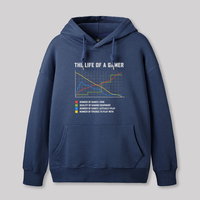 The Life Of A Gamer Geek Hoodie