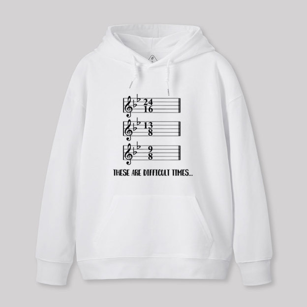 These Are Difficult Times Humour Geek Hoodie