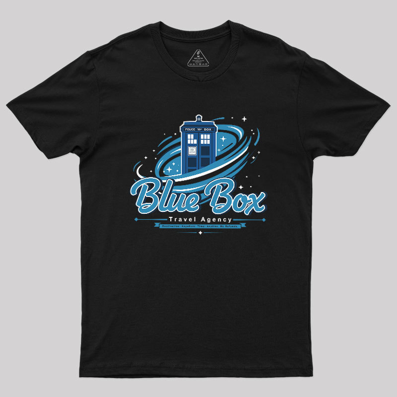 Blue Box Travel Agency Geek T-Shirt