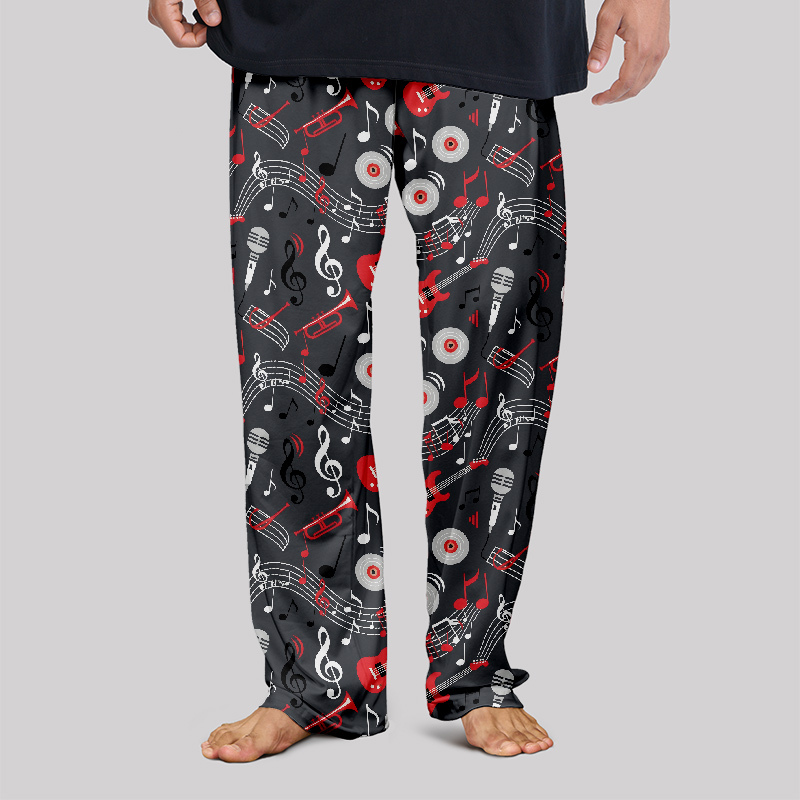 Melody Symphony Print Geek Loungewear Pants