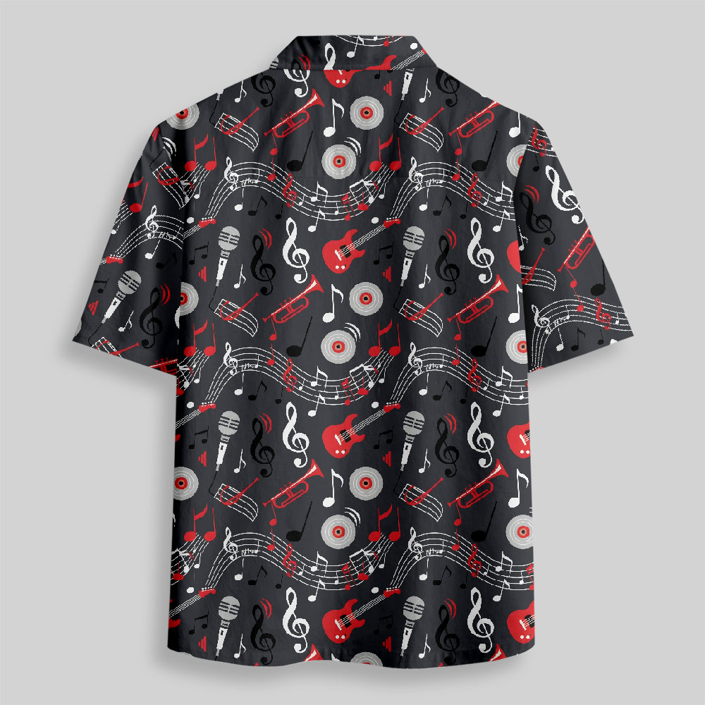 Melody Symphony Button Up Pocket Shirt