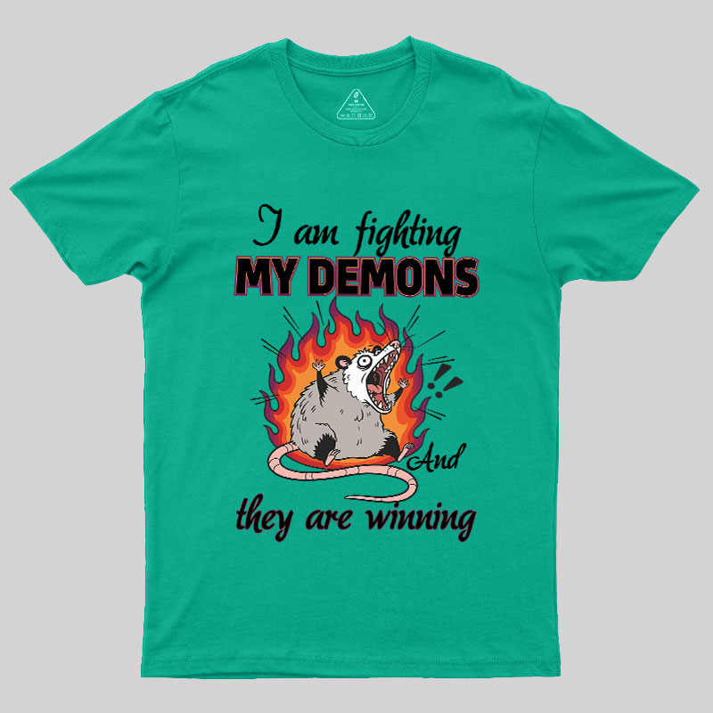 Demon Battle Geek T-Shirt