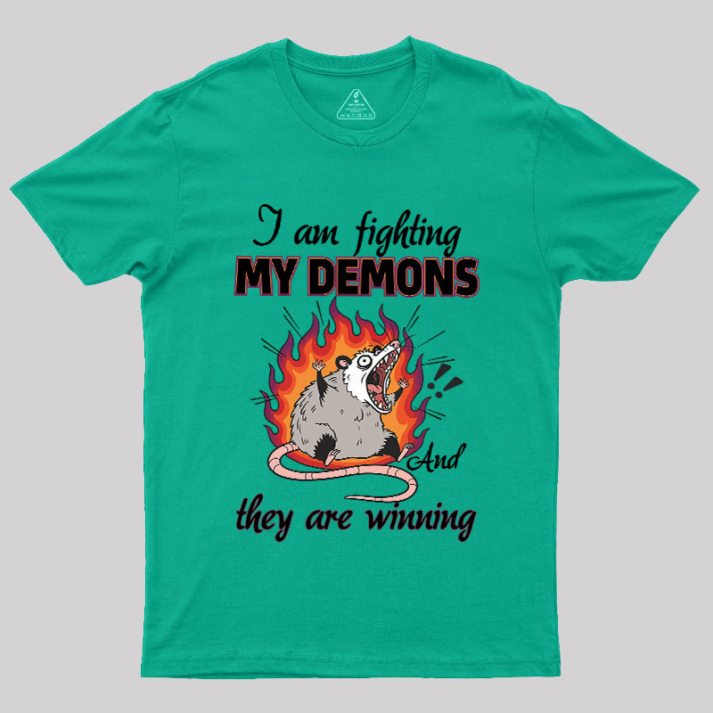 Demon Battle Geek T-Shirt
