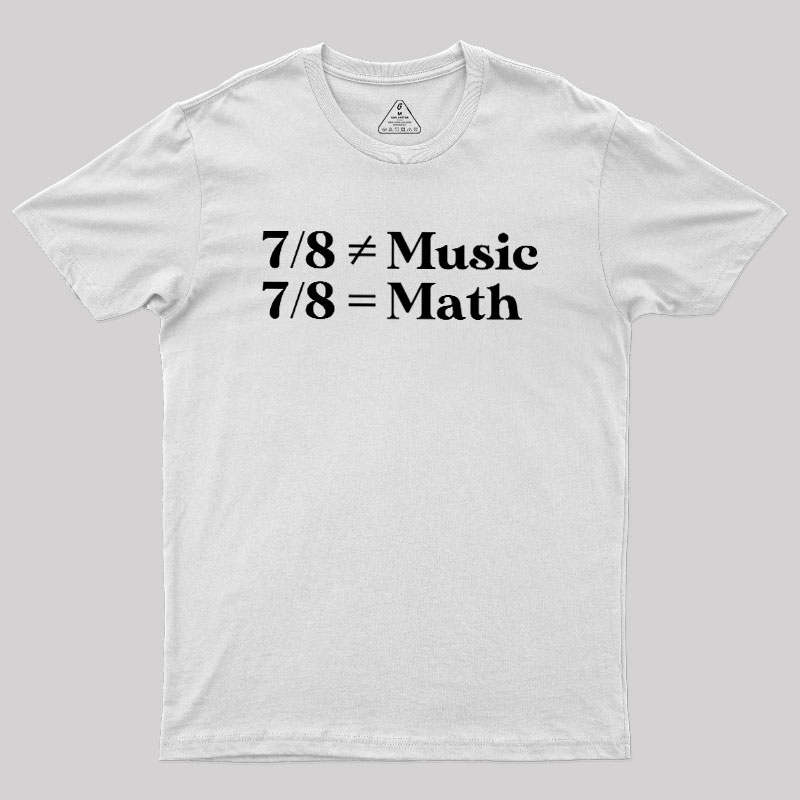 Music and Math Geek T-Shirt