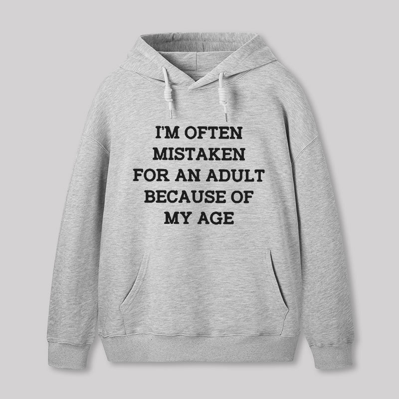 Mistaken For An Adult Geek Hoodie