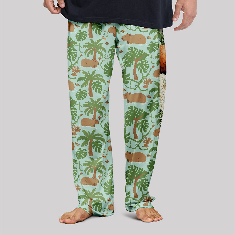 Capybara's Adventure Journey Geek Loungewear Pants