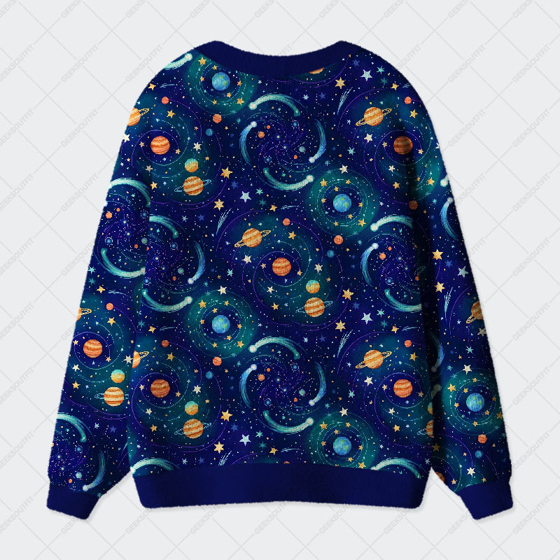 Interstellar Dream Voyage Geek Ugly Cardigan Sweaters 