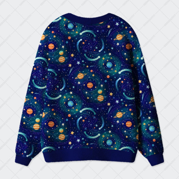 Interstellar Dream Voyage Geek Ugly Cardigan Sweaters 