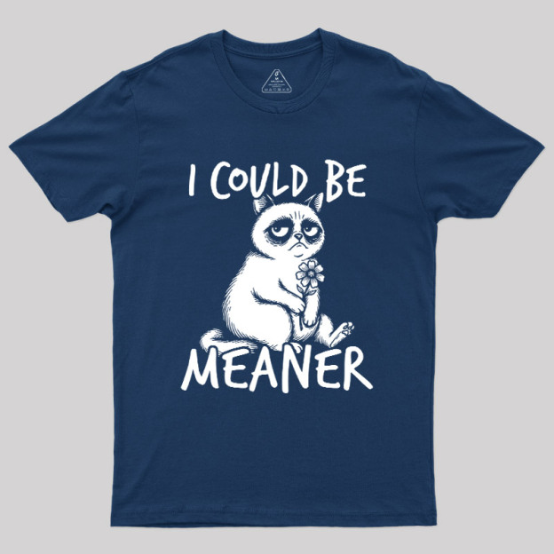I Could Be Meaner Geek T-Shirt