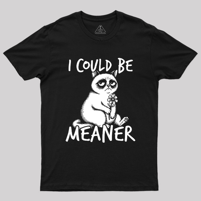 I Could Be Meaner Geek T-Shirt