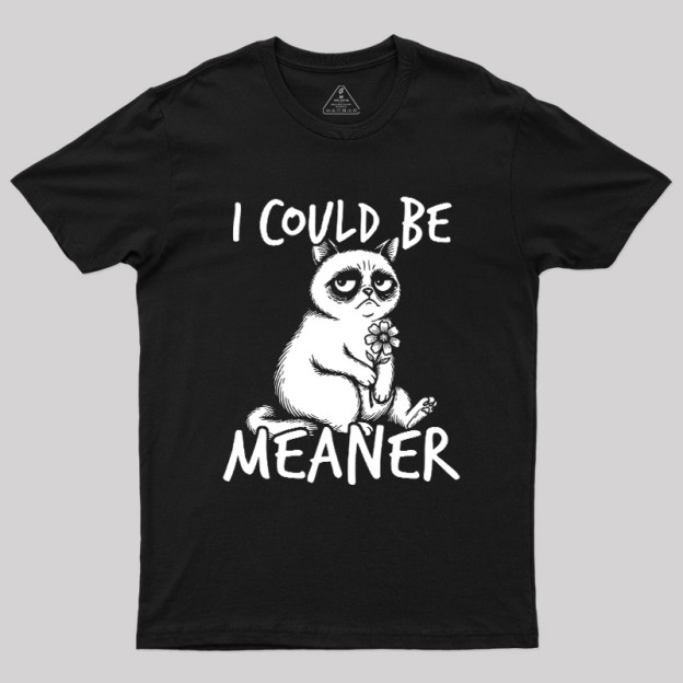 I Could Be Meaner Geek T-Shirt