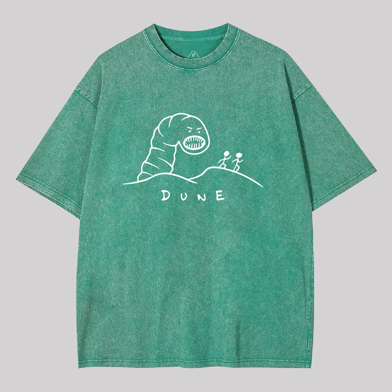 Run from the Worm Geek Washed T-shirt