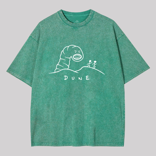 Run from the Worm Geek Washed T-shirt